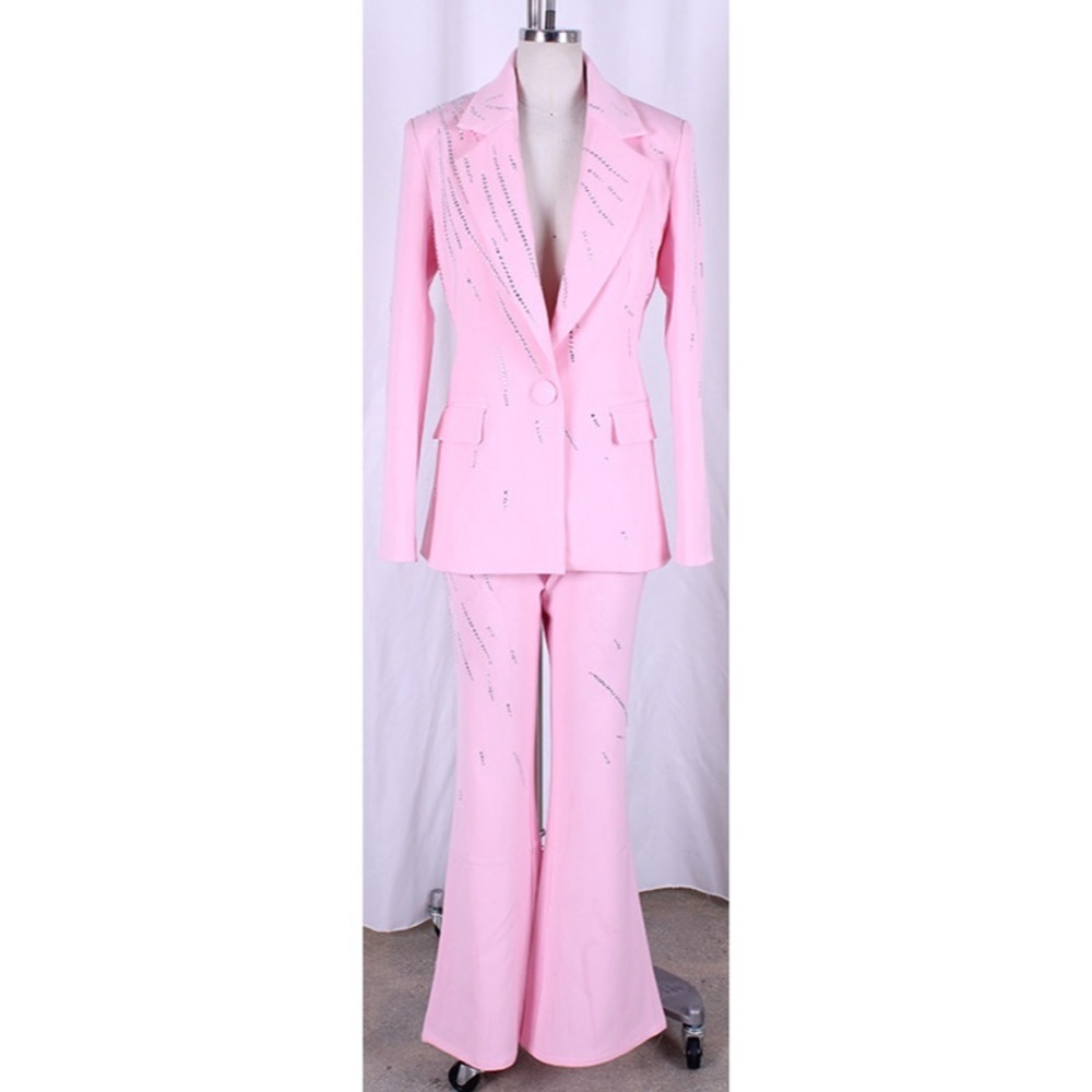 Rhinestone Blazer & Pant Set - Picture 4 of 5